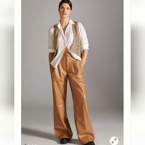 ANTHROPOLOGIE Faux Leather Pants AvecLes Filles